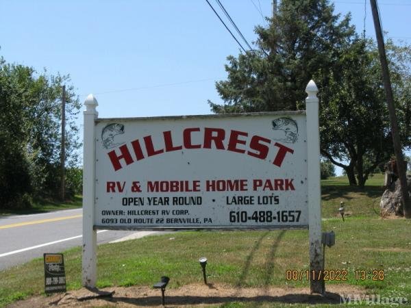 Photo of Hillcrest RV and MHP, Bernville PA
