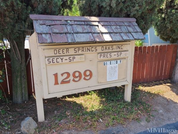 Photo of Deer Springs Oak Mobile Home Estates, San Marcos CA