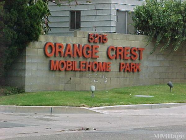 Photo of Orange Crest Mobile Home Park, Orange CA