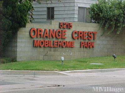 Mobile Home Park in Orange CA