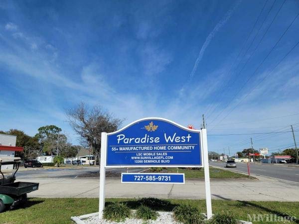 Photo of Paradise West Mobile Home Park, Largo FL