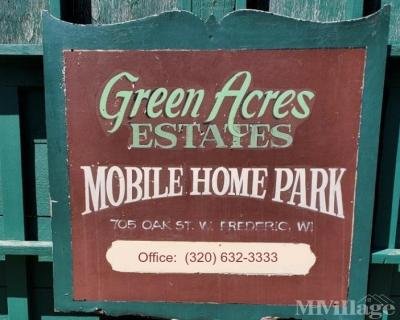 Mobile Home Park in Frederic WI
