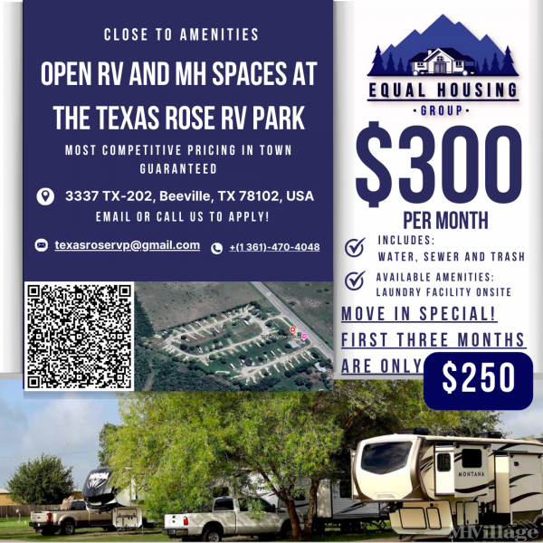 Photo of Texas Rose RV & Mobile Home Park, Beeville TX