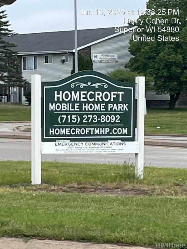 Photo of Homecroft Mobile Home Community, Superior WI