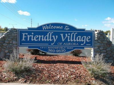 Friendly Village of Aurora mobile home dealer with manufactured homes for sale in Aurora, CO. View homes, community listings, photos, and more on MHVillage.