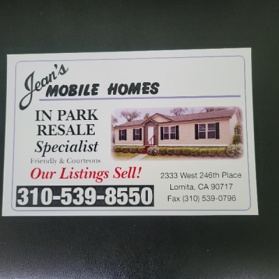Mobile Home Dealer in Lomita CA