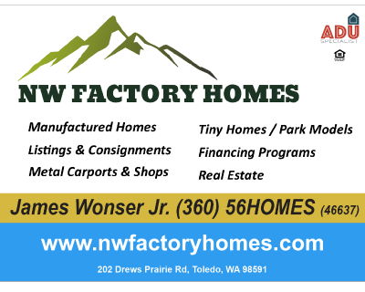 Mobile Home Dealer in Toledo WA