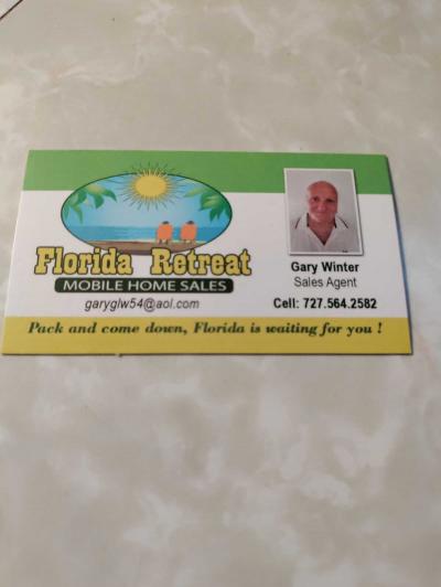 Listed By Ardel MacPherson of Florida Retreat Mobile Home Sales LLC