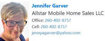 Listed By Beverly Robinson of Allstar Mobile Home Sales 941-776-9845